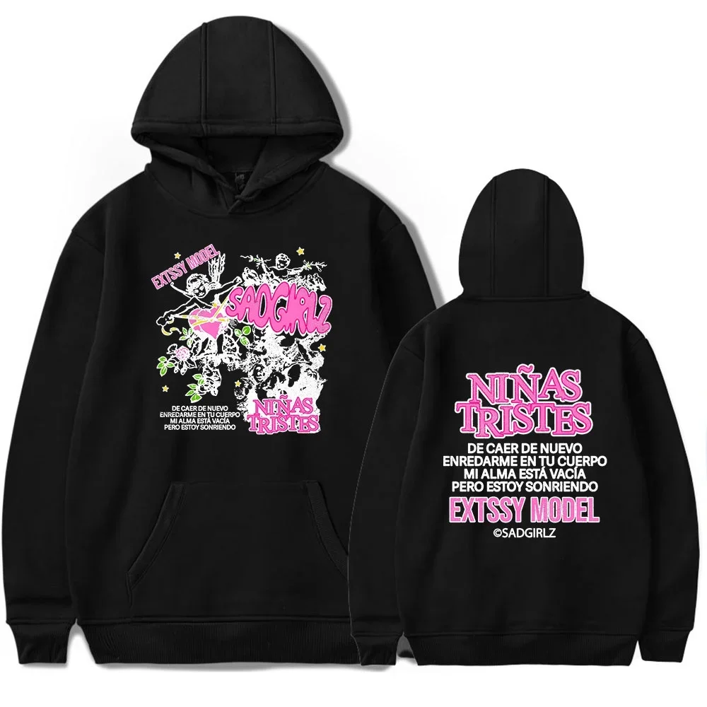 

Толстовка с капюшоном Junior H Ninas Tr avea Merch для мужчин и женщин, унисекс, толстовка с длинными рукавами, пуловер с капюшоном, модная уличная одежда