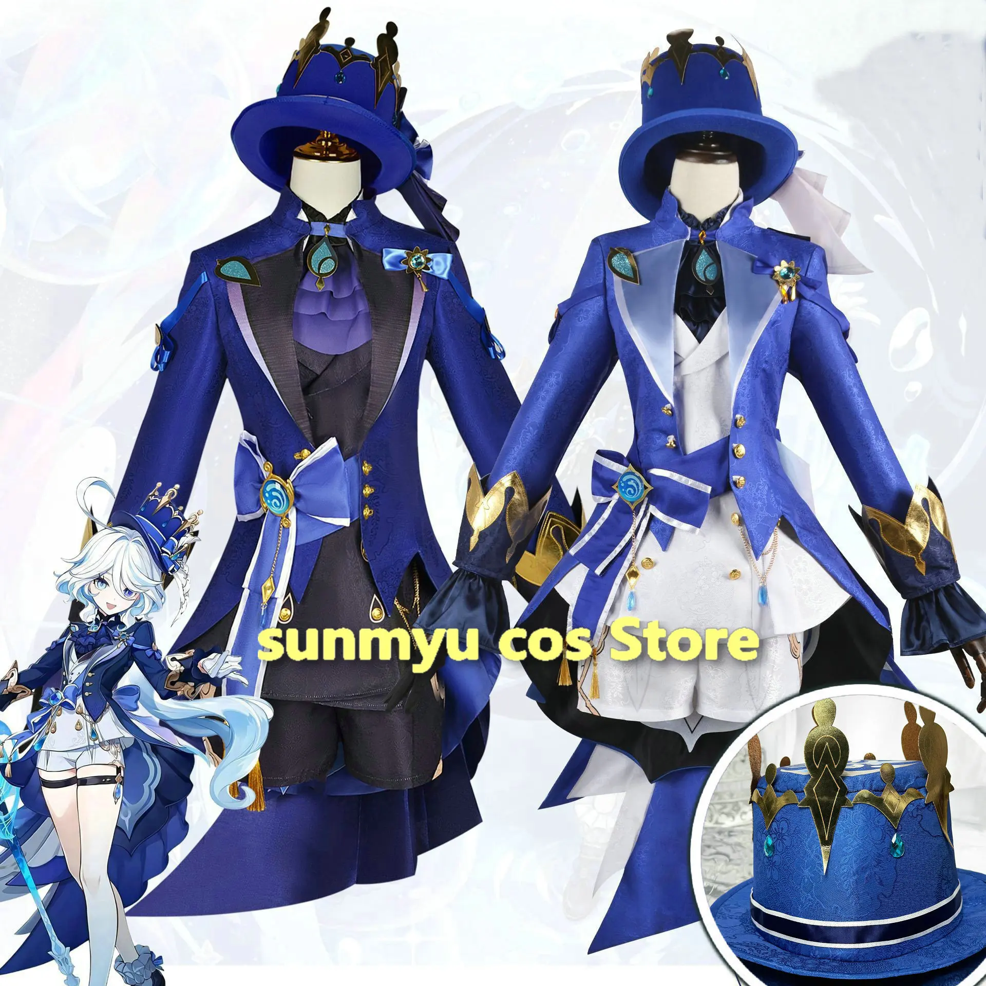 

Genshin Impact Focalors Furina Cosplay Costume