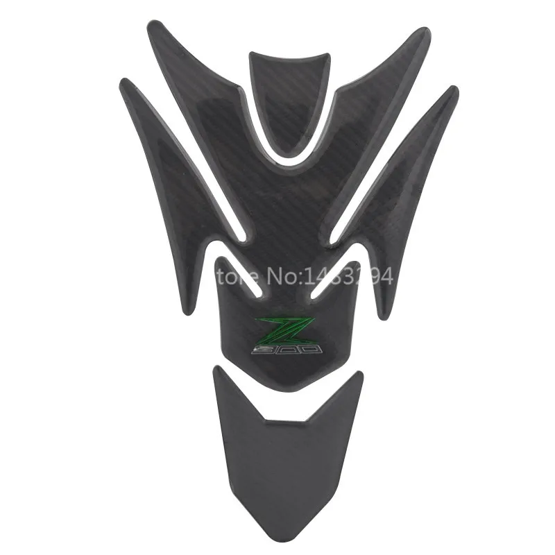 3D Motocicleta Carbon Fiber Fuel Tank Pad Protector, Moto Adesivos, Acessórios decalque, Kawasaki Z900, Ninja 900