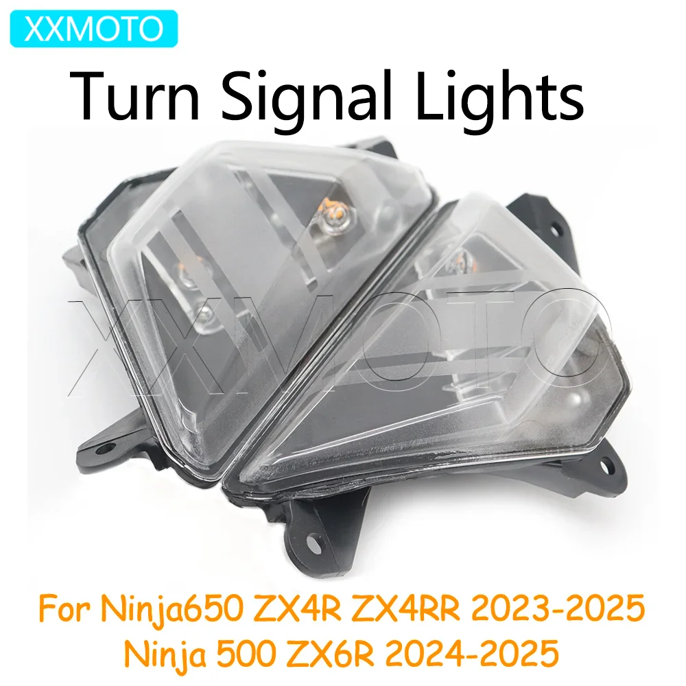 

For Kawasaki Ninja650 ZX4R ZX4RR 2023 Ninja500 ZX6R 2024 2025 Motorcycle Ninja 650 500 ZX 4R 4RR Turn Signals Lights Indicators