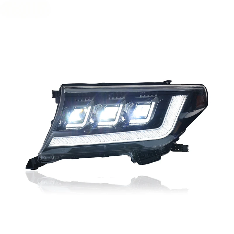 

Applicable to Applicable to07-15Toyota Cruiser Headlight Assembly Cruiser ModificationLEDLens Daytime Running Light Tu