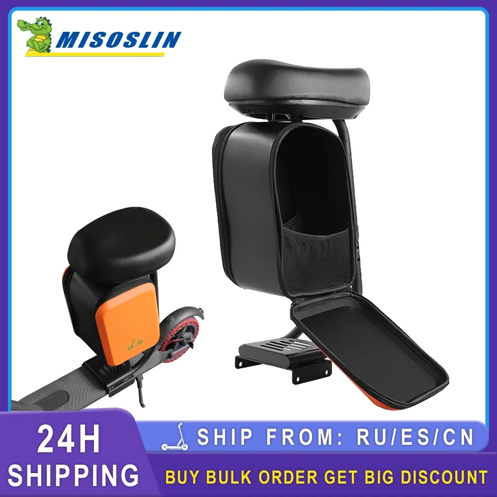 Multifunctional Seat Chair With Storage Case Comfortable Soft Seat With Bag For Xiaomi M365/Pro/1S Electric Scooter Parts