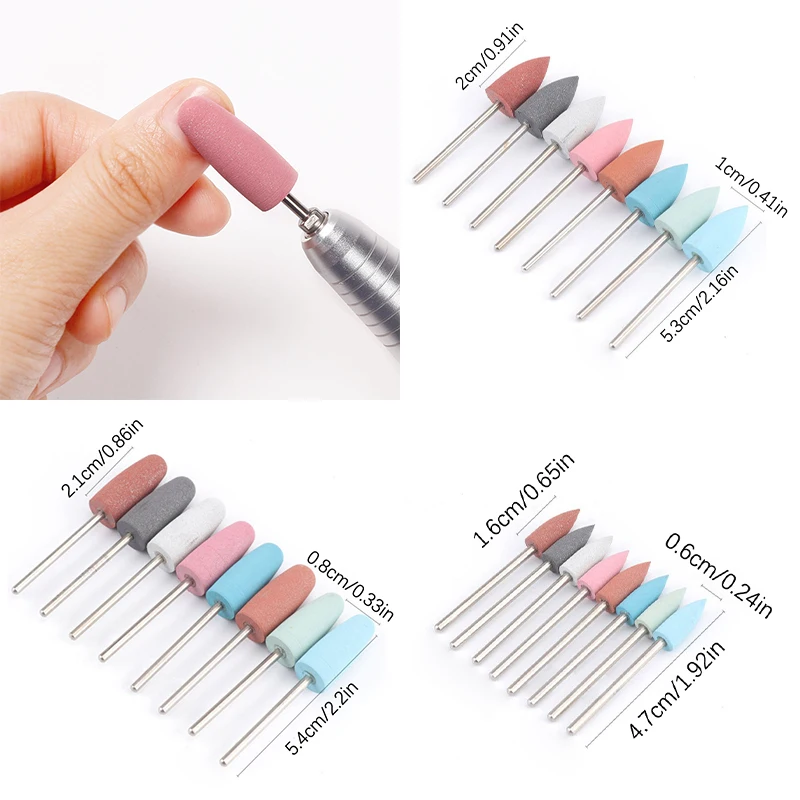 2.35mm Nail Drill Milling Cutter Drill Bits Files Burr Buffer For Electric Machine Nail Art Grinder Cuticle Cutter Tools