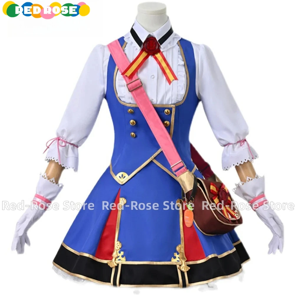 Disfraz de Anime Umamusume Pretty Derby Meisho Doto, disfraz de Halloween, Navidad, fiesta, peluca personalizada, tocado de cola, zapatos