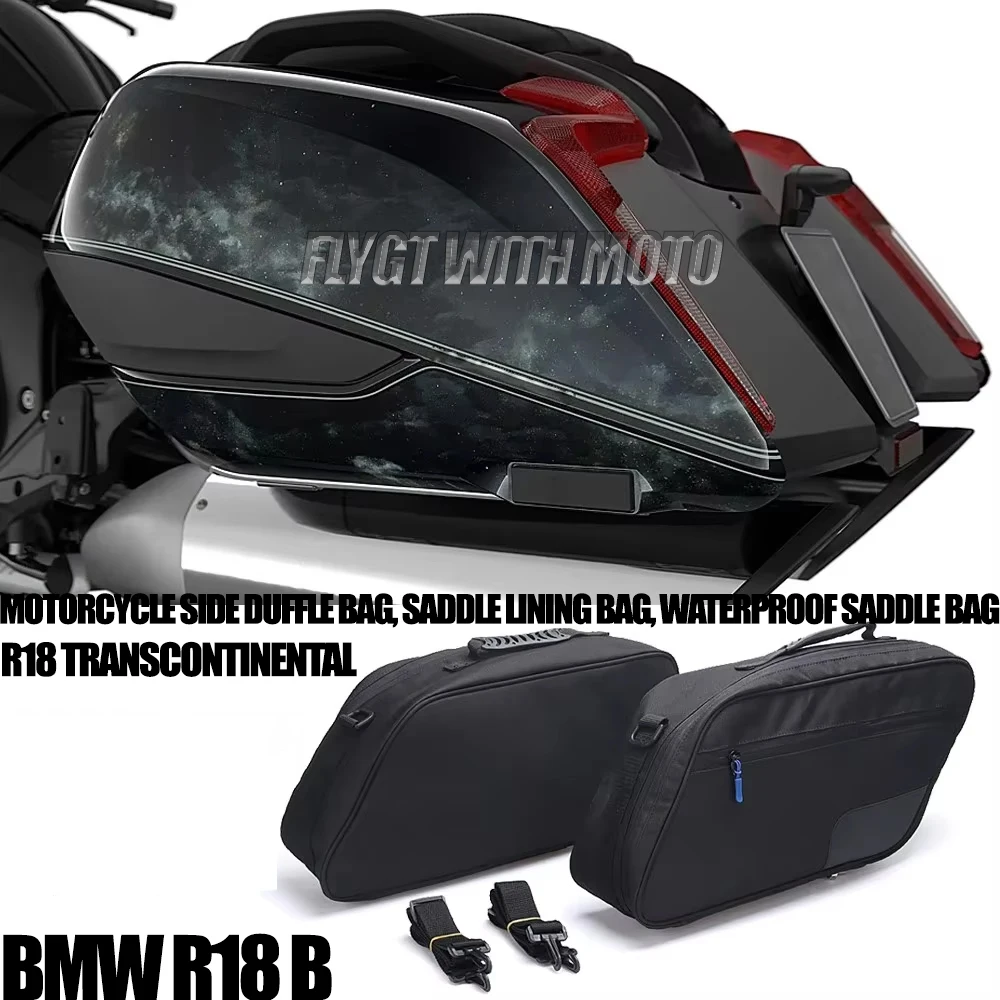 

For BMW R18 B R 18 Transcontinental K1600B K 1600 B New Motorcycle side luggage bags saddle lining bags Waterproof Saddle Bag 0