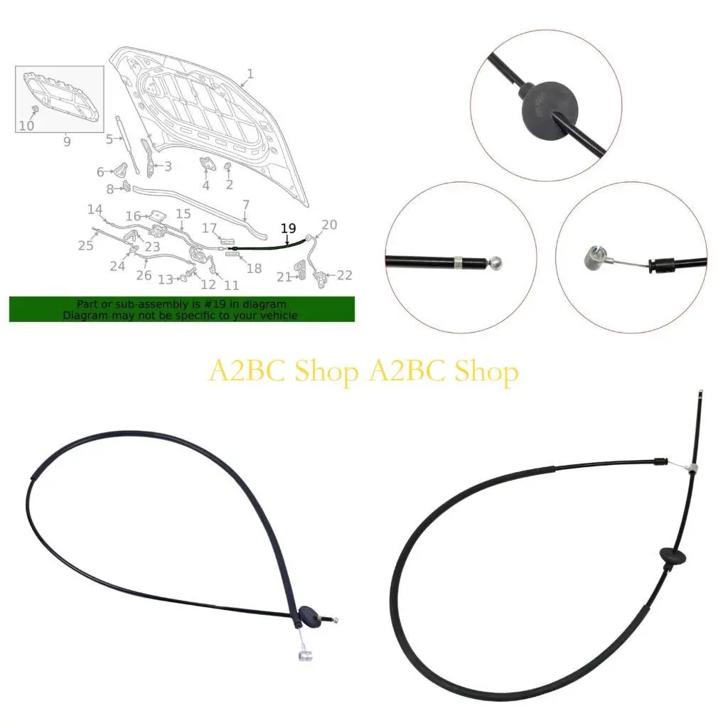 

A2BC Quick Fix Automotive Goand защелка для кабеля Открытие шнур