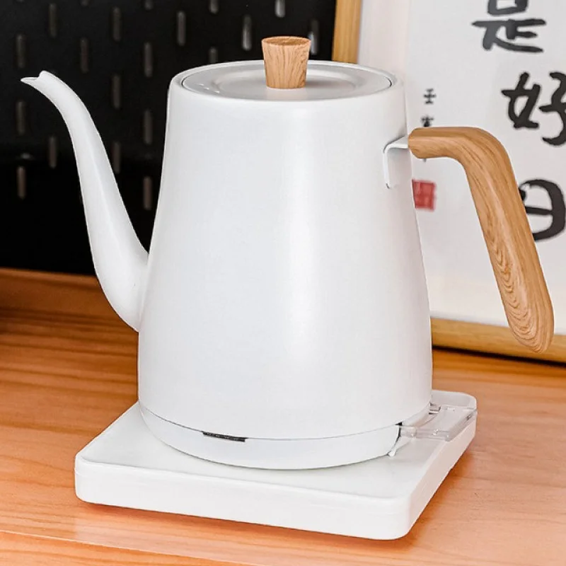 220V Electric Kettle Hand Brew Coffee Kettle Gooseneck Jug Slender Mouth Pot 304 Stainless Steel Quick Boiling Kettle 110V/220V