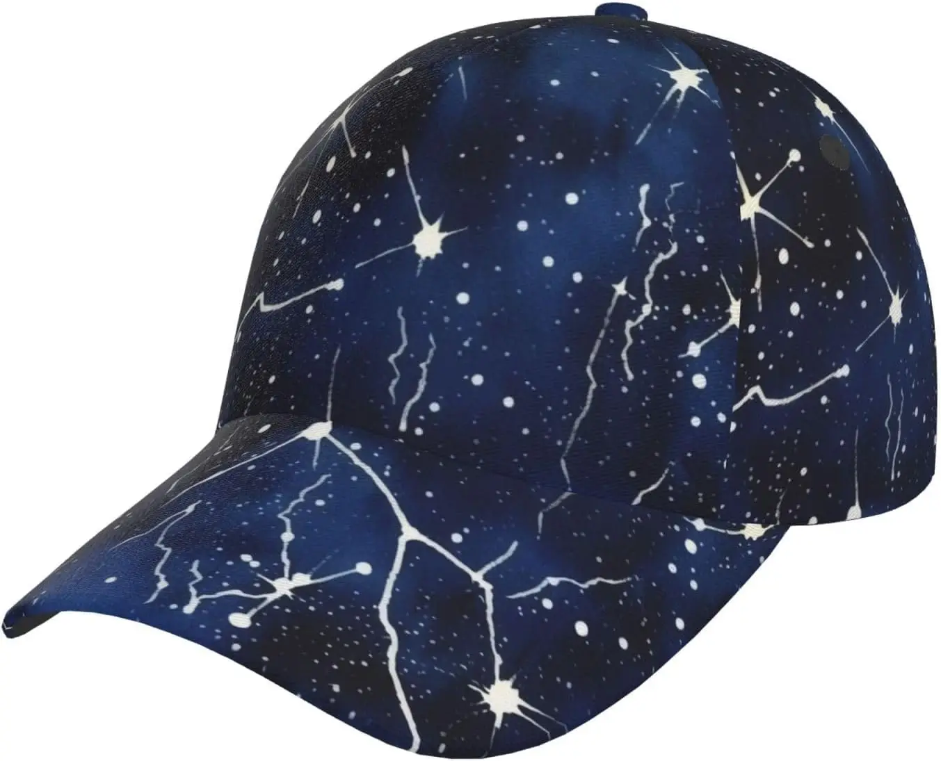Glow in The Dark Print Unisex Baseball Cap - Full Frame Print Design, Adjustable Size