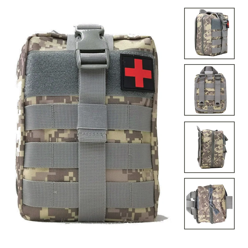 

Tactical Molle Survival First-Aid Kit Waist Pack Portable Outdoor Sport Climbing Camping Equipment Medical Kit