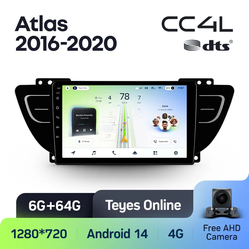 TEYES CC4L voor Geely Emgrand X7 Sport Atlas NL-3 2016-2020 Auto 2DIN Autoradio Carplay Radio Multimedia Stereo