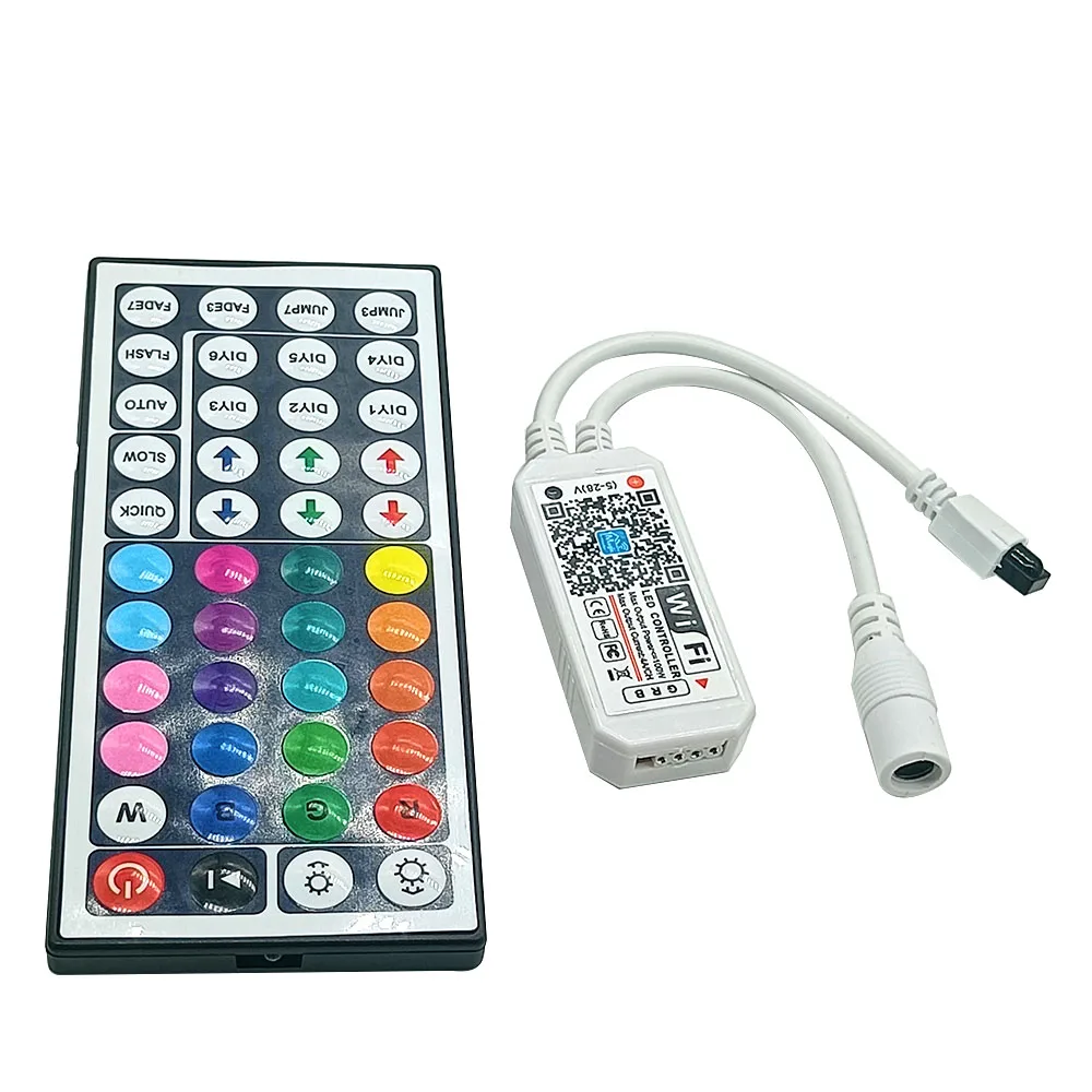 

DC5V 12V 24V RGB светодиодный контроллер Wi-Fi RGBW RGBWW Bluetooth WiFi светодиодный контроллер для 5050 2835 WS2811 WS2812B светодиодных лент