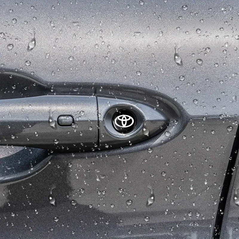 14 مللي متر سيارة مفتاح بعيد شعار شارة راديو زر ملصق لتويوتا شر كورولا كامري rav4 يارس هايلكس بريوس برادو فيرسو