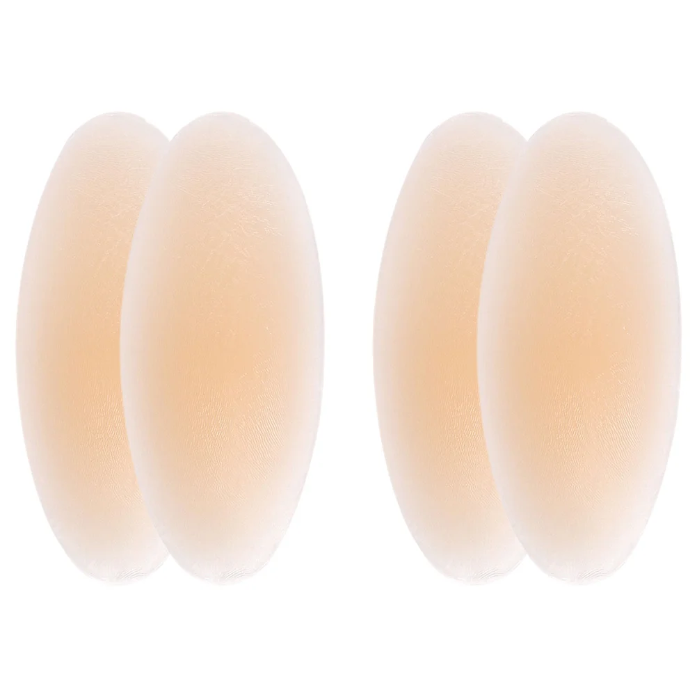 

2Pairs Silicone Leg Pads Soft Selfadhesive Calf Support Antichafing Invisible Shaping Men Women Daily Wear Exercise