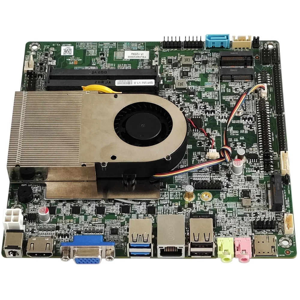 ELSKY QM12P Motherboard Alder Lake12 Gen P Series Max 64GB DDR4 RAM M.2/SATA Dual Storage Interfaces