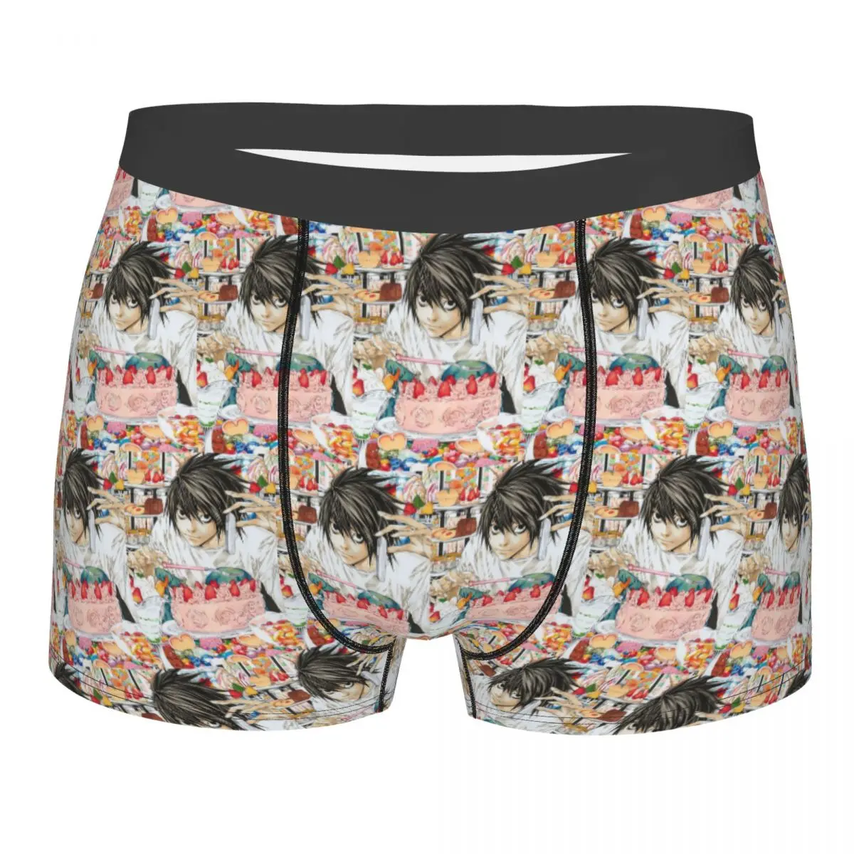 Boxer Underpants Shorts Deaths Notes Ryuk Anime Panties Men's Ventilate Underwear for Homme Man Boyfriend Gifts