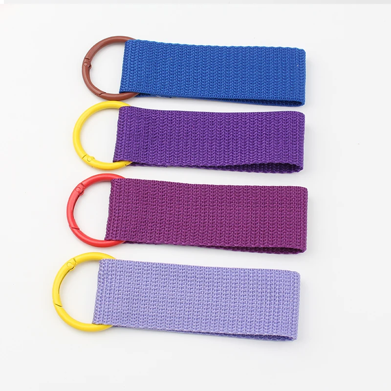 Key Ring Strap Solid Color Keychain Lanyard Business Gift Key Chain Men Women Car Key Strap Waist Wallet Keychains Wholesale