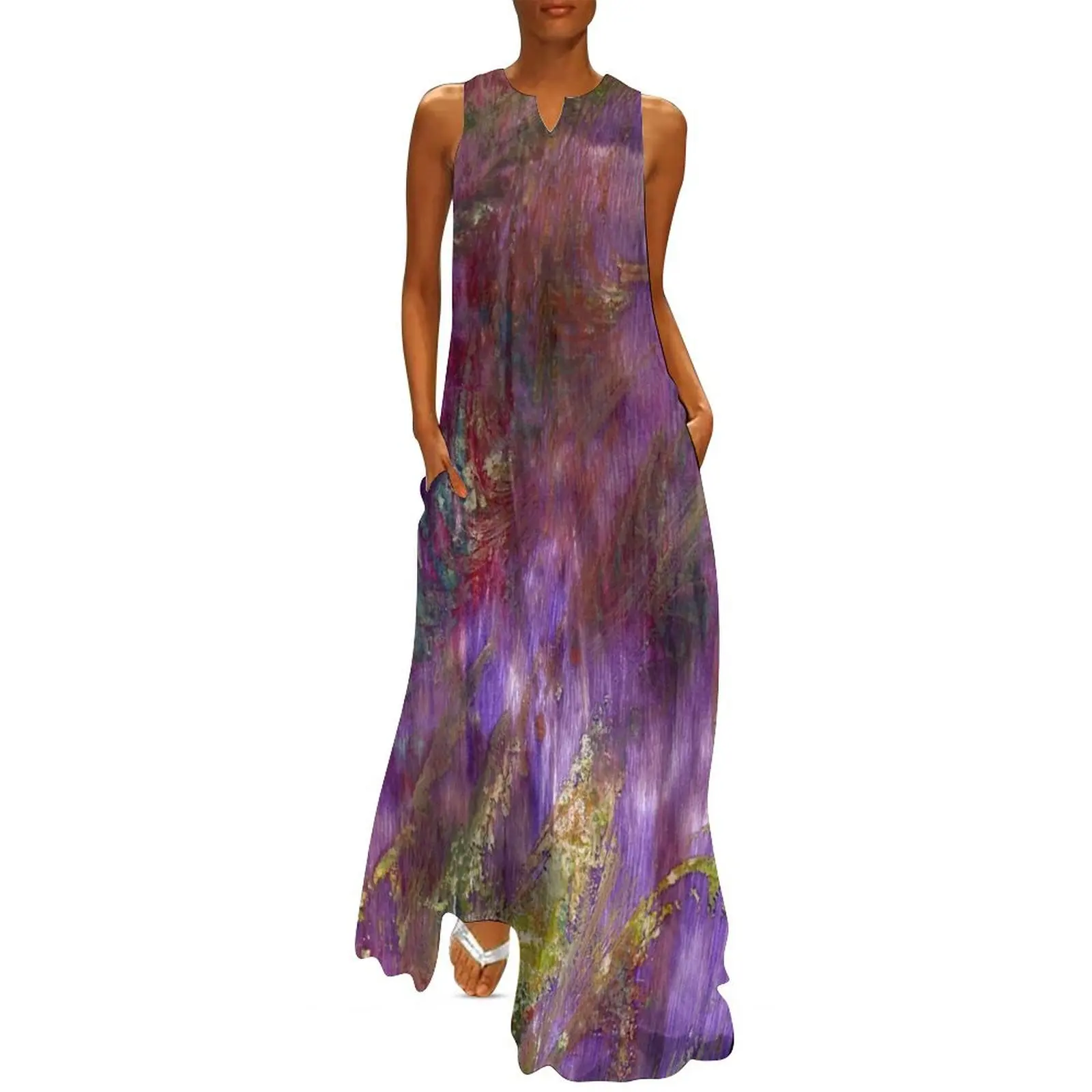 Mardi Gras Long Dress summer clothes for women Women's summer long dress