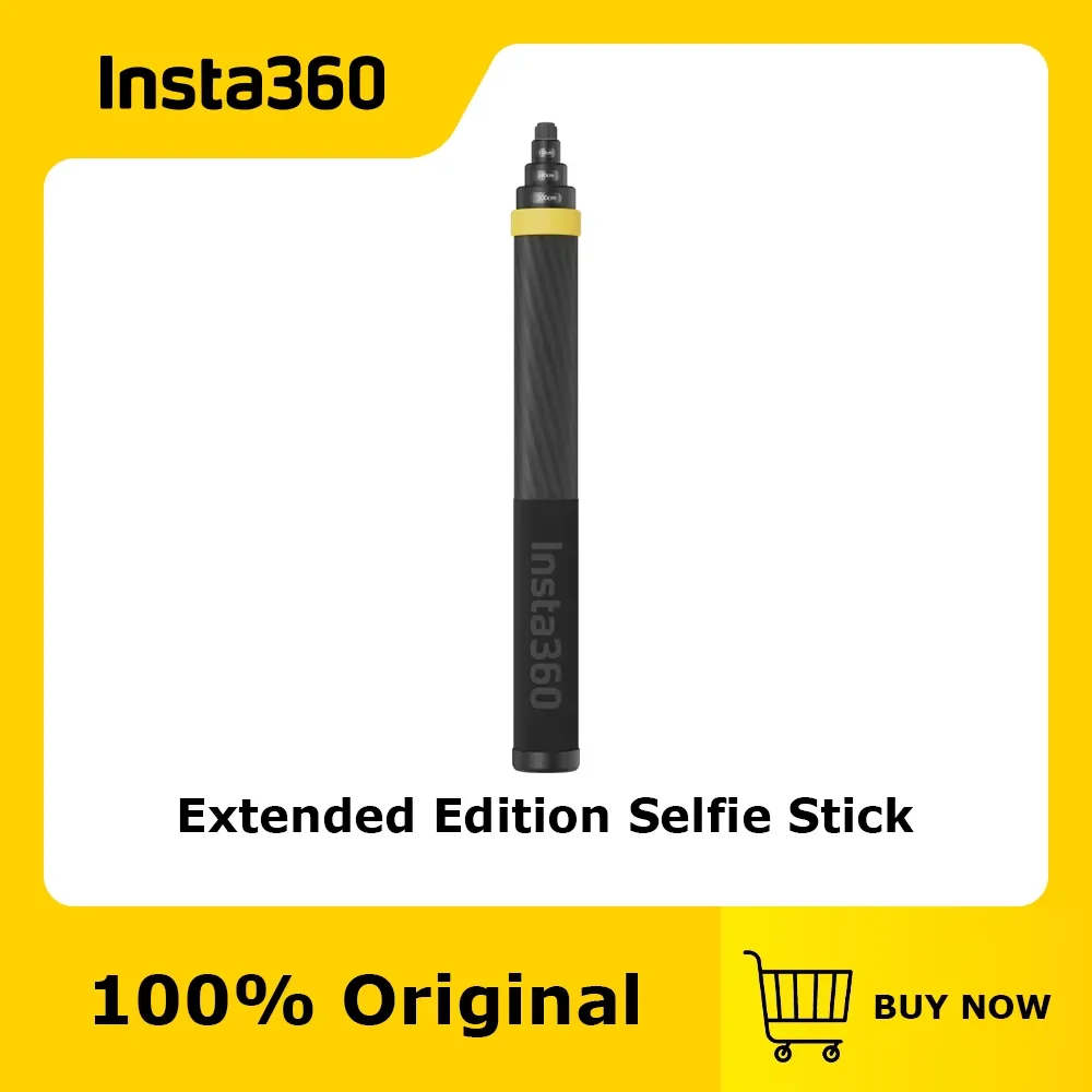 Official & Original Insta360 3m Extended Edition Selfie Stick, Get stunning aerial shots with the flick of your wrist.