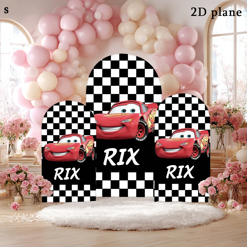 

Disney Cars Lightning McQueen Personalized Party Backdrop