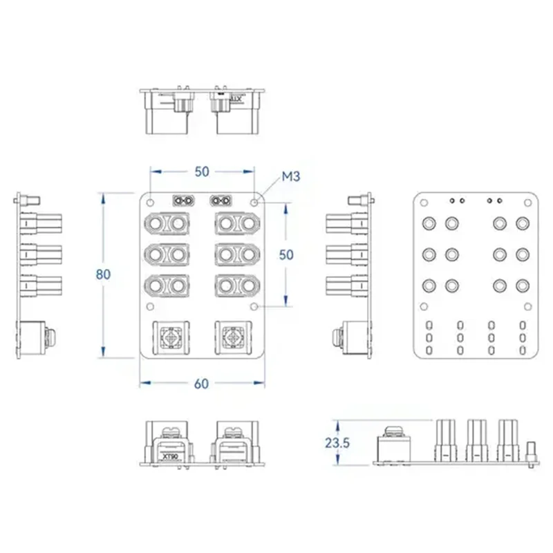強くお勧め-holybro-配電盤用トップエントリーボード-holybro-ボード-pdb-300a-トップエントリー用
