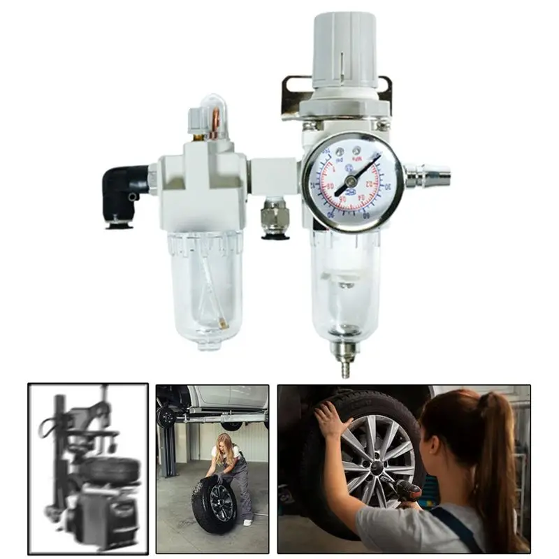 A76T-Air Filter Lubricator Combination Tire Raking Machine With Pressure Regulating Valve Tire Changer Machine Parts B