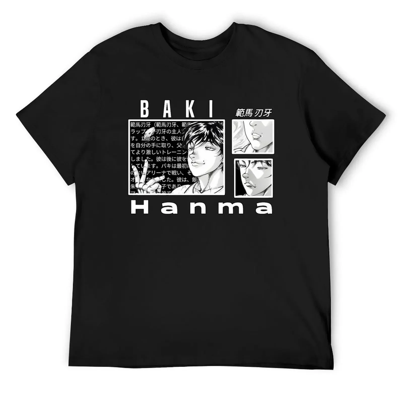 

Baki Hanma classique T-Shirt kawaii clothes vintage anime shirt boys whites mens plain t shirts