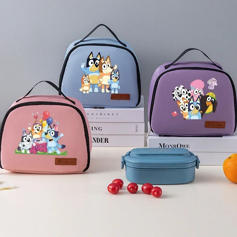 

Blueys Insulated Lunch Bag Bento Pack Aluminum Foil RiceBag Meal Pack IcePack Kid Bento Lunch Handbag Insulation XMAS Gift