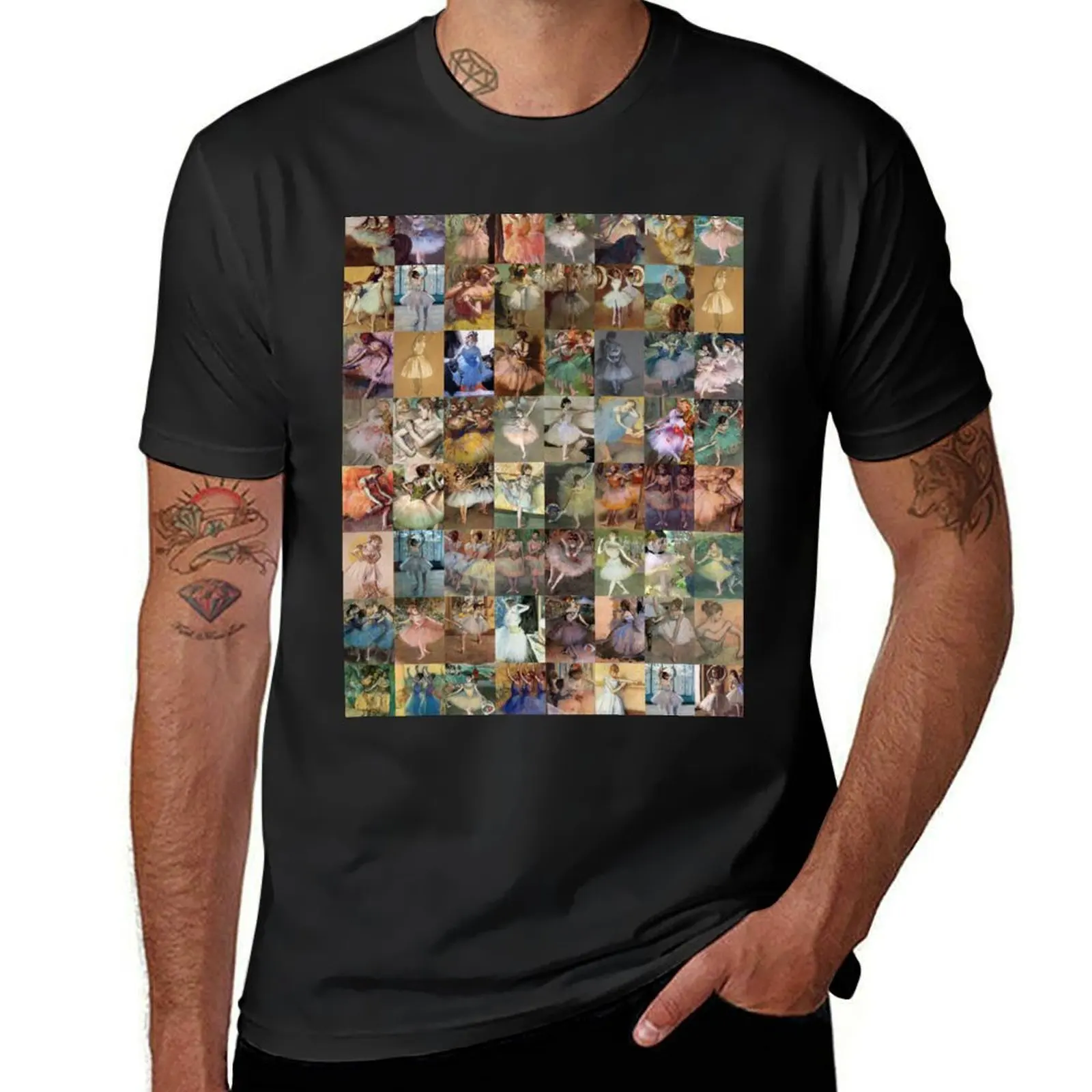 Edgar Degas Dancers T-Shirt graphics Aesthetic clothing tops men t shirt