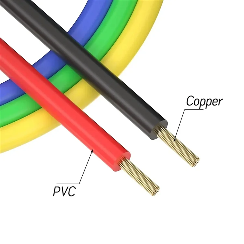 【Flash-Deal!】P1036 5PCS 4Mm Copper Banana Plug To Banana Plug Multimeter Test Leads Soft PVC Cable 1M Wire 1000V 15A