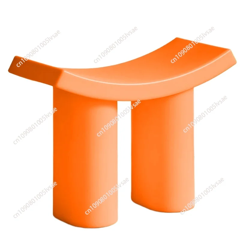Little Elephant Legs Shape Shoe Changing Stool Household Indoor and Outdoor Plastic Bedroom Low Makeup Bench Dressing Stools ins