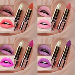 Rich Intense Volume Matte Lipstick Moisturising Matte Powder Finish 8h long-wear With Hyaluronic Acid Waterproof Velvet Lipstick