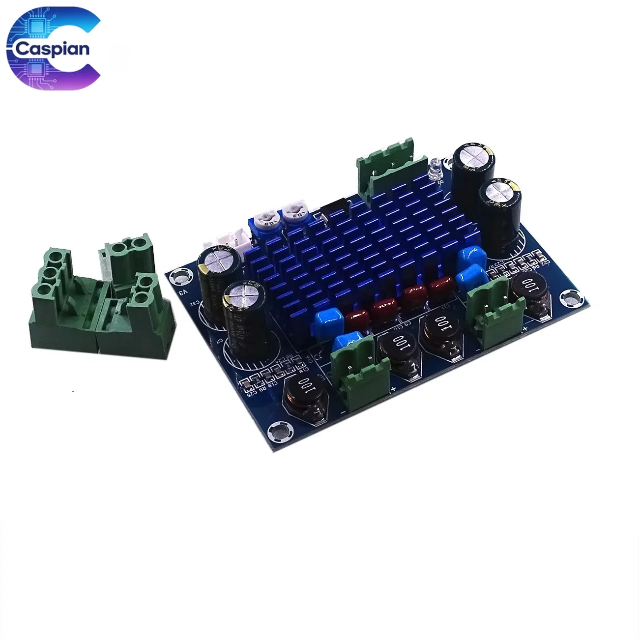 10Pcs XH-M572 High Power HIFI Digital Amplifier Board TPA3116D2 2x120W Dedicated Plug-in Chassis 5V 24V 28V Output