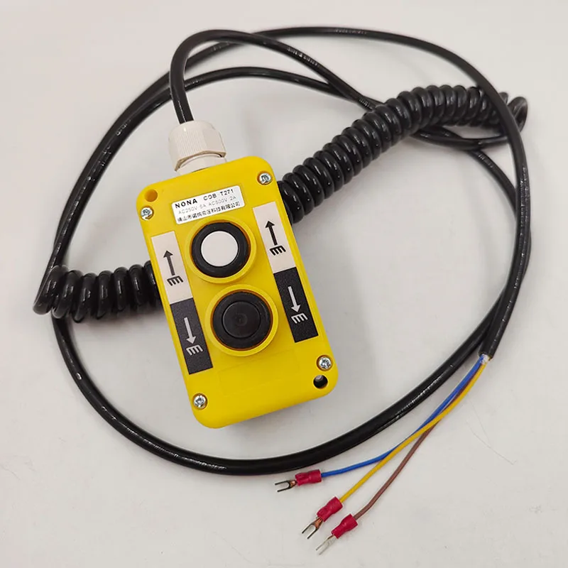 Wired remote control, tail plate lift control button, handle forklift handle switch