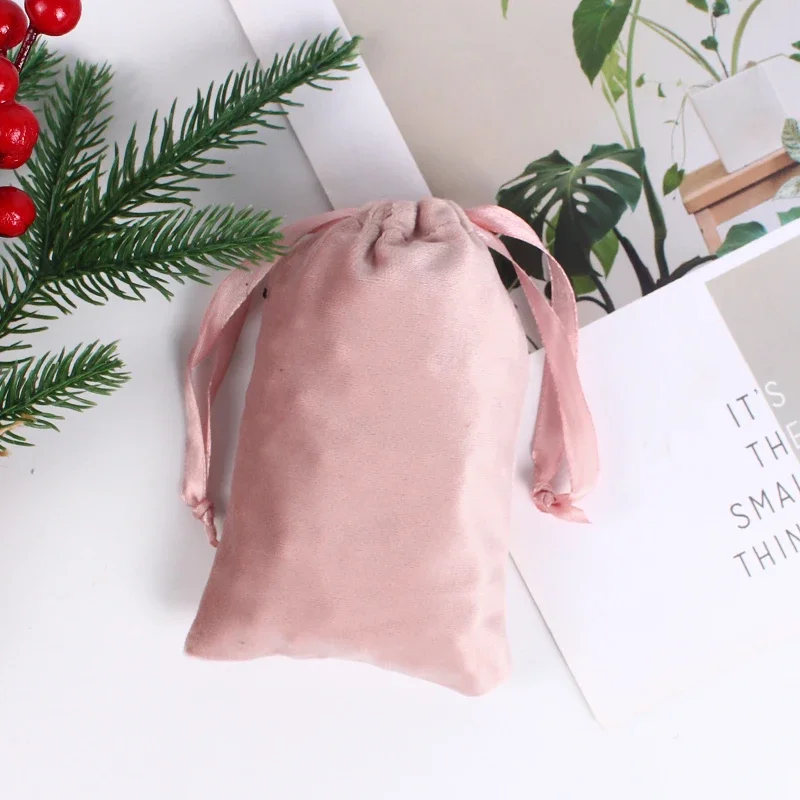 10pcs/lot 8x10/10x15cm new drawstring bags velvet packaging decorative gift pouches customization but different prices