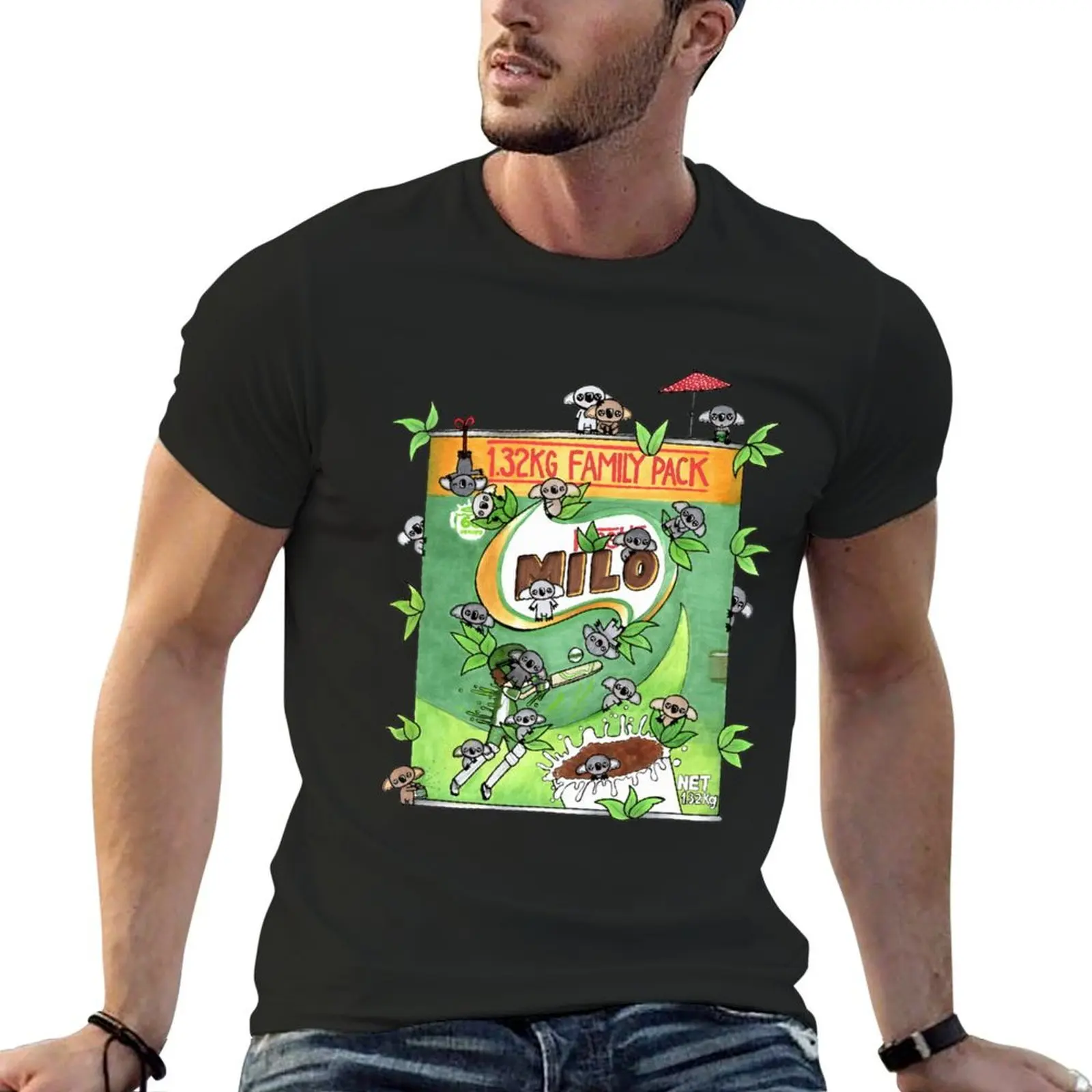 Is Milo a Koala-ty drink? T-Shirt oversized graphic tee graphic t shirt vintage graphic shirts summer tops tshirts for men