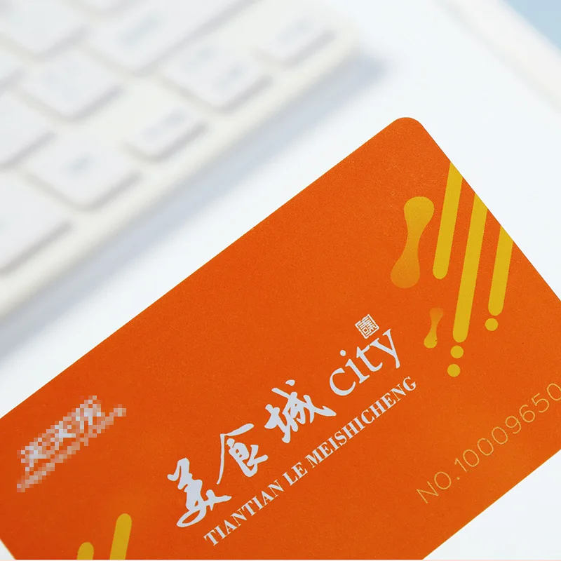 Customized QR Code Barcode Magnetic Stripe Card PVC Brushed Laser Card Anti-Scratch Card Glossy Matte Waterproof PVC