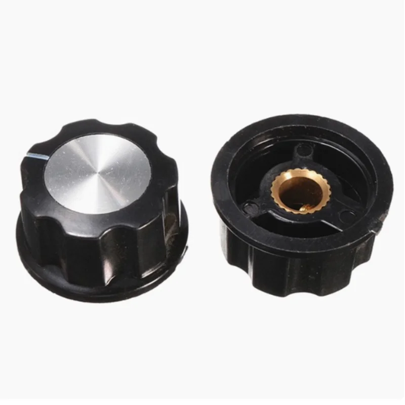 

20 шт. ручка с юбкой MFA01 для стандартных горшков черная D 20 мм H 12 мм диаметр отверстия 6 мм