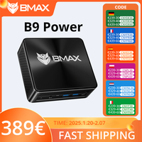 BMAX B9 Power Mini PC Intel Core i9-12900H Turbo Frequency 5.0GHz 24GB DDR5 RAM 1TB NVMe SSD WiFi 6 Bluetooth 5.2