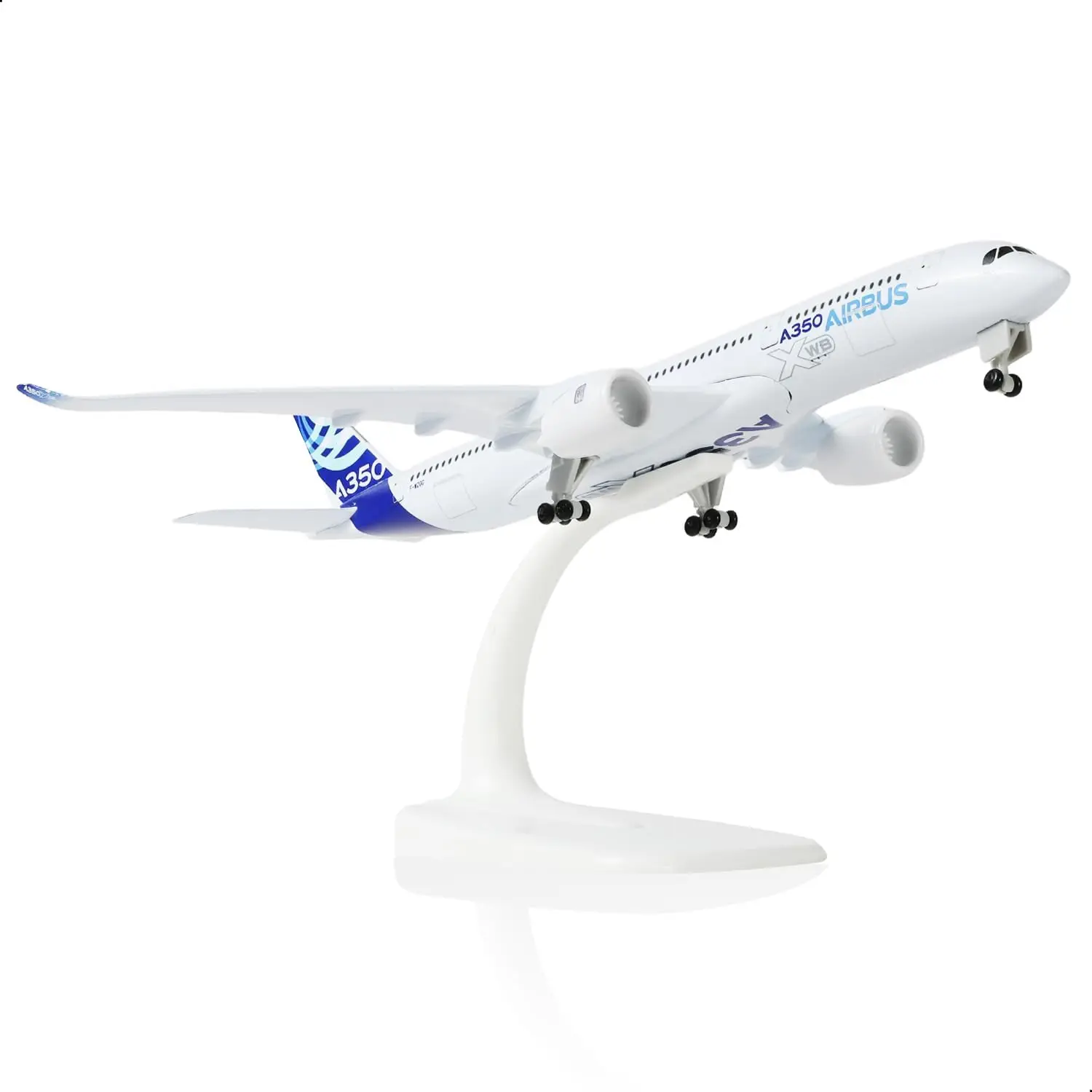 1/300 A350 Prototype Diecast Metal Airplane Model with Display Stand for Adult Aviation Enthusiasts Gifts or Decorations