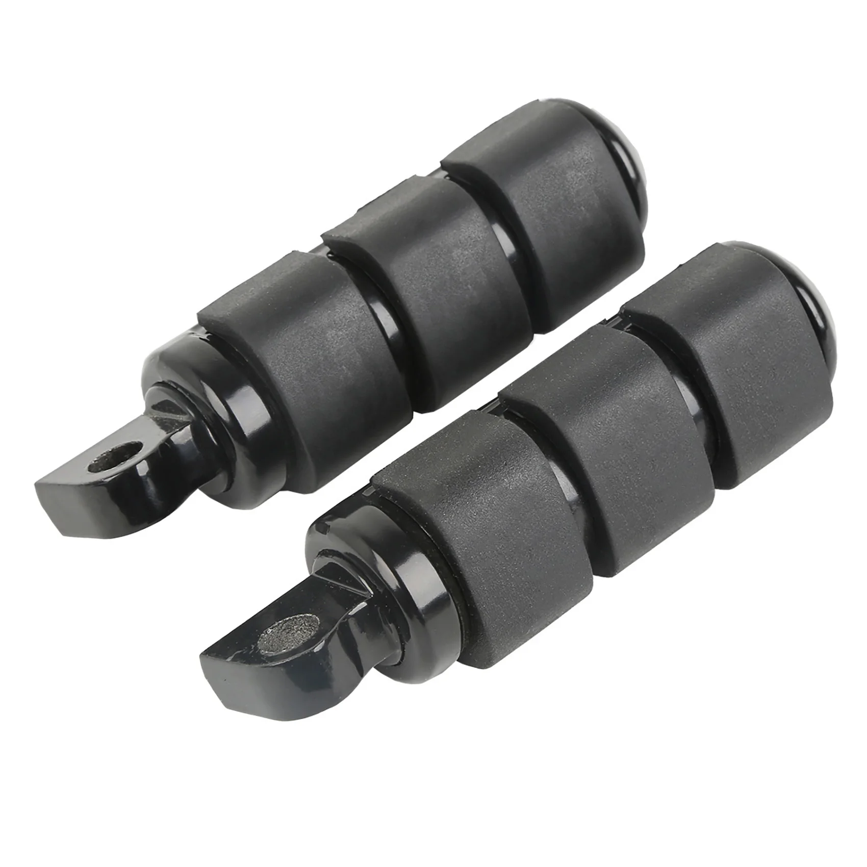 Motorcycle Black/Chrome 3/8\'\' Hole Footpeg Foot Peg For Harley SOFTAIL FXST DYNA FXWG FXR XL1200 883 Sportster Low Rider Street