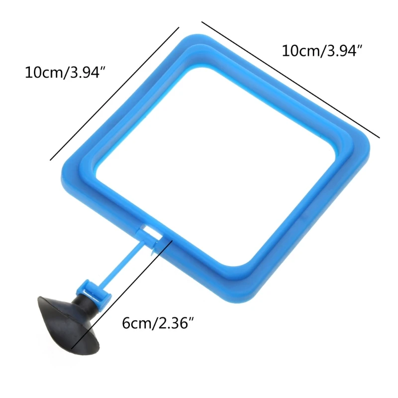 Anneau d'alimentation pour poissons, distributeur nourriture flottant sûr pour Aquarium, carré/rond, livraison directe