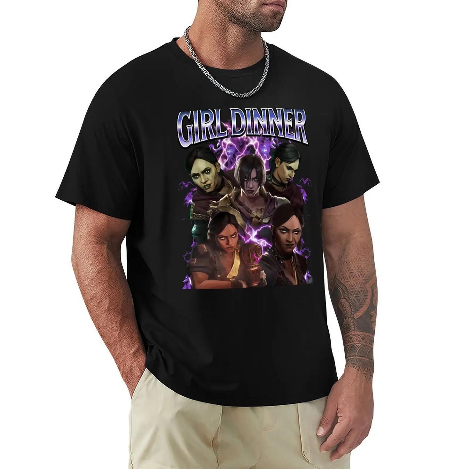 Sevika Arcane Movie Character T-Shirt Breathable Workout Short Sleeve Top