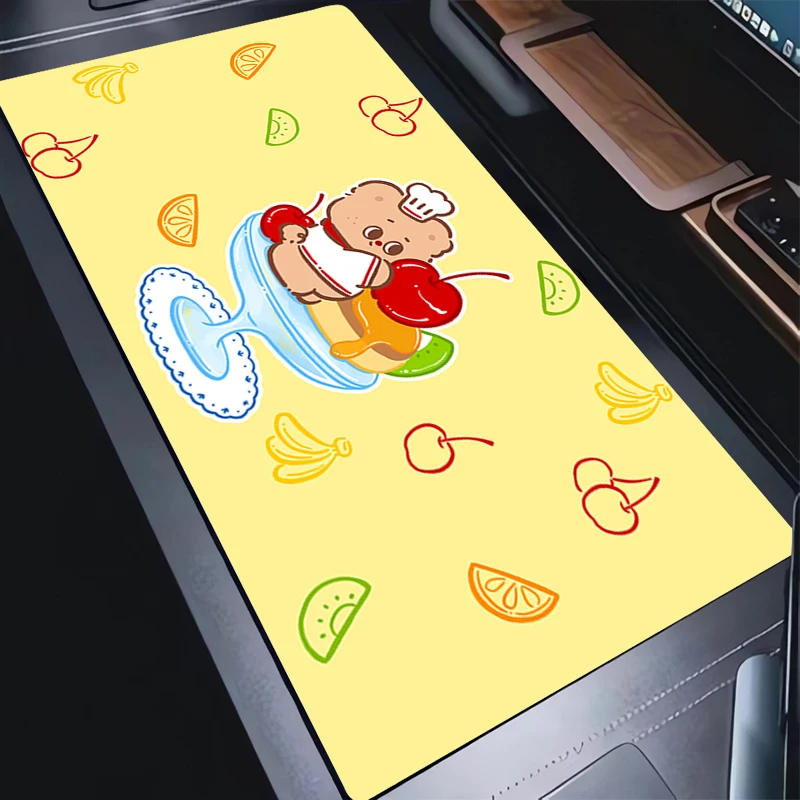 

Mousepad Gamer Computer Accessories Keyboard Pad Cute Table Mat Baby Bear Mouse Pad Company Gaming Laptop Desk Accessory PC Mat