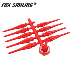 FOX SMILING-Pointe de fléchette en plastique souple, accessoires de jeu électronique, 2BA, 10 pièces