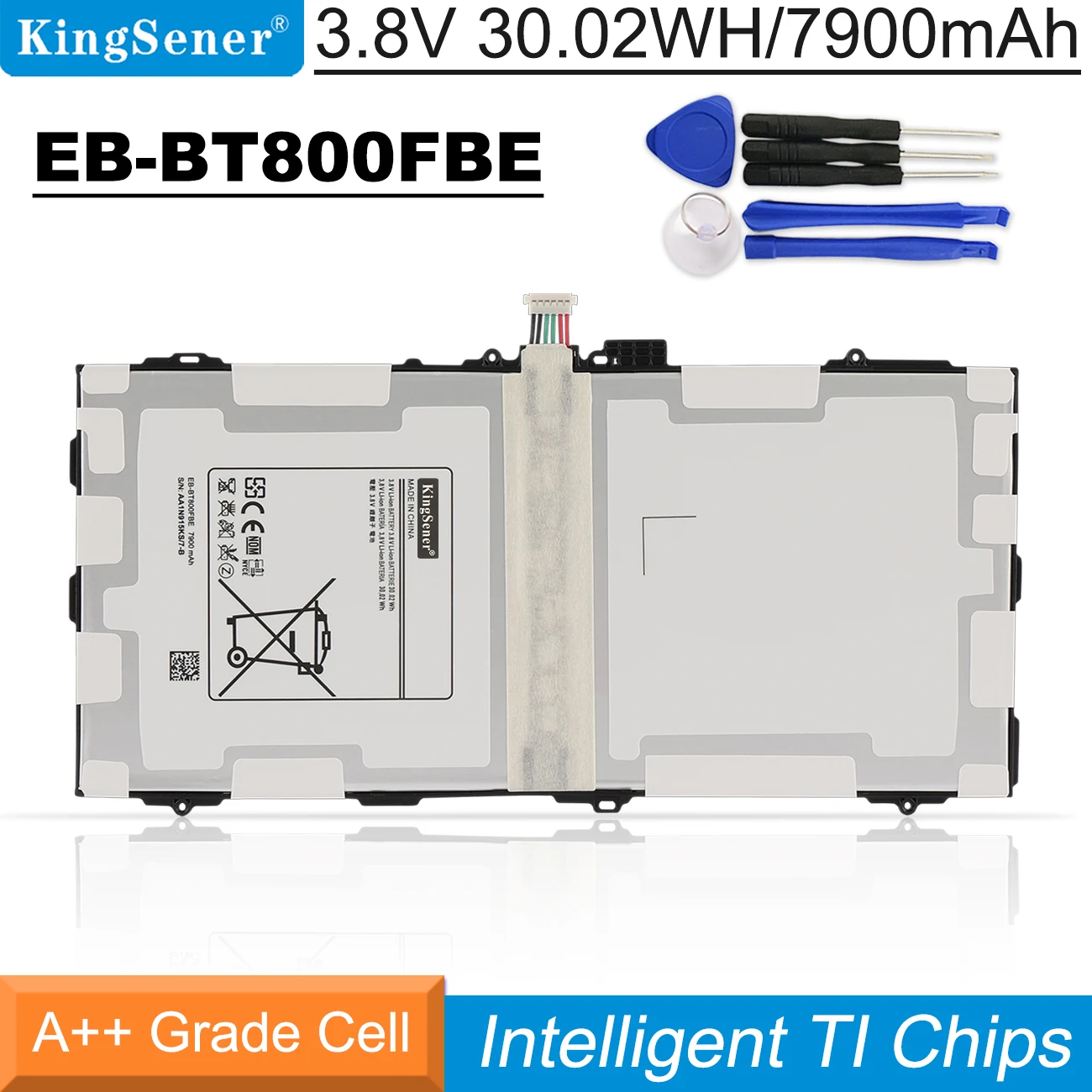 Kingsener EB-BT800FBE Replacement Battery for Samsung Galaxy TAB S 10.5 SM-T800 SM-T801 SM-T805 SM-T807 SM-T807A EB-BT800FBC