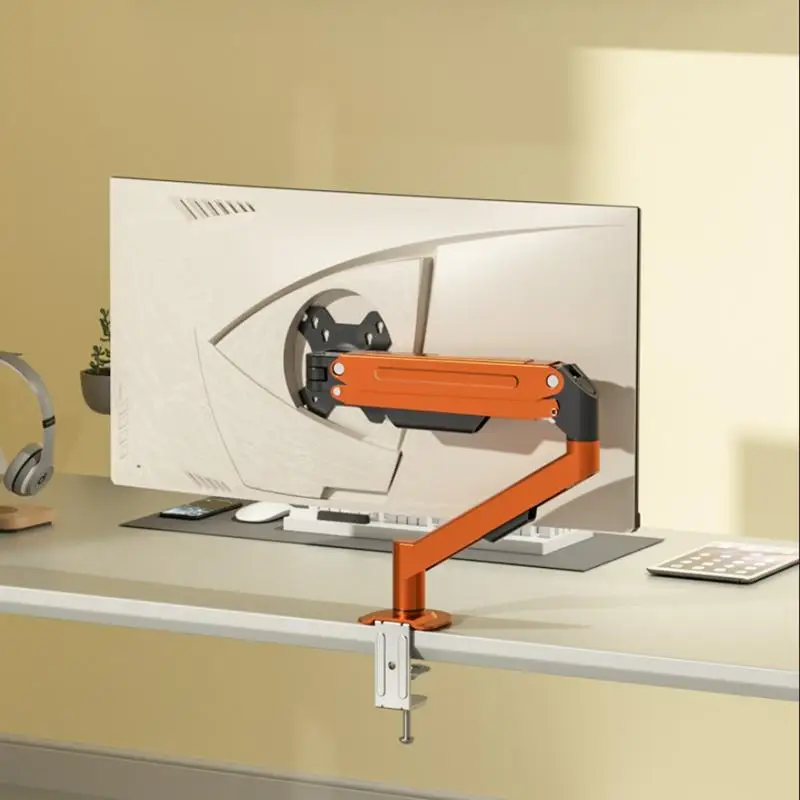 

Single Monitor Bracket Up To 34 Inches 10 KG Per Screen Computer Desk Mount Stand Adjustable Height, rotation Computer Bracket