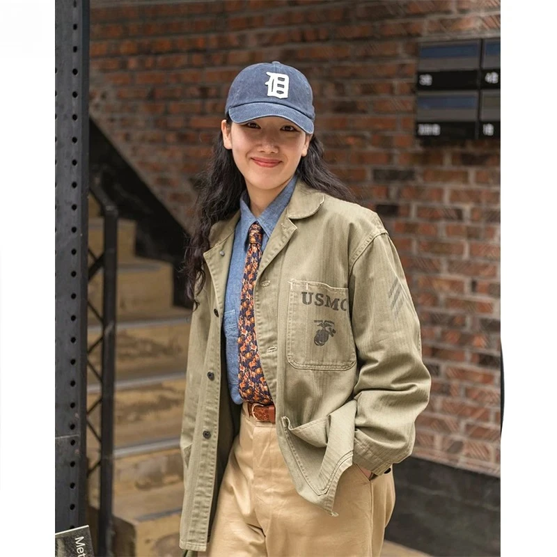 

2025 Мужская куртка, утилита, полевая военная винтажная рубашка, блузка, униформа «елочка», боевое оливковое пальто, верхняя одежда в стиле ретро