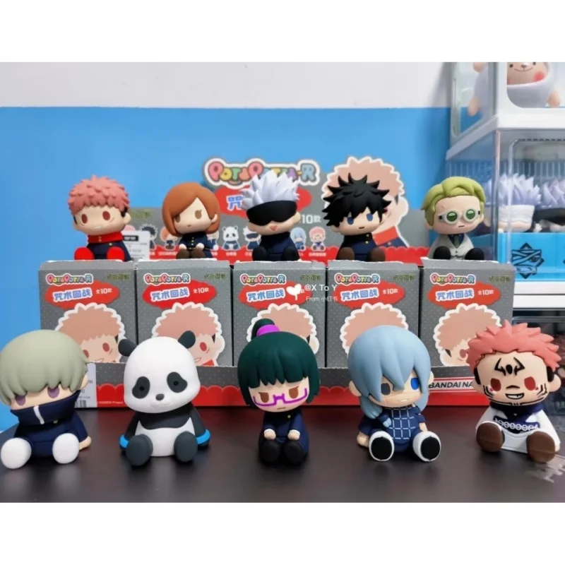 

Bandai Jujutsu Kaisen Blind Box Itadori Yuji Fushiguro Megumi Kugisaki Nobara Mystery Box Anime Figure Cartoon Decor Toys