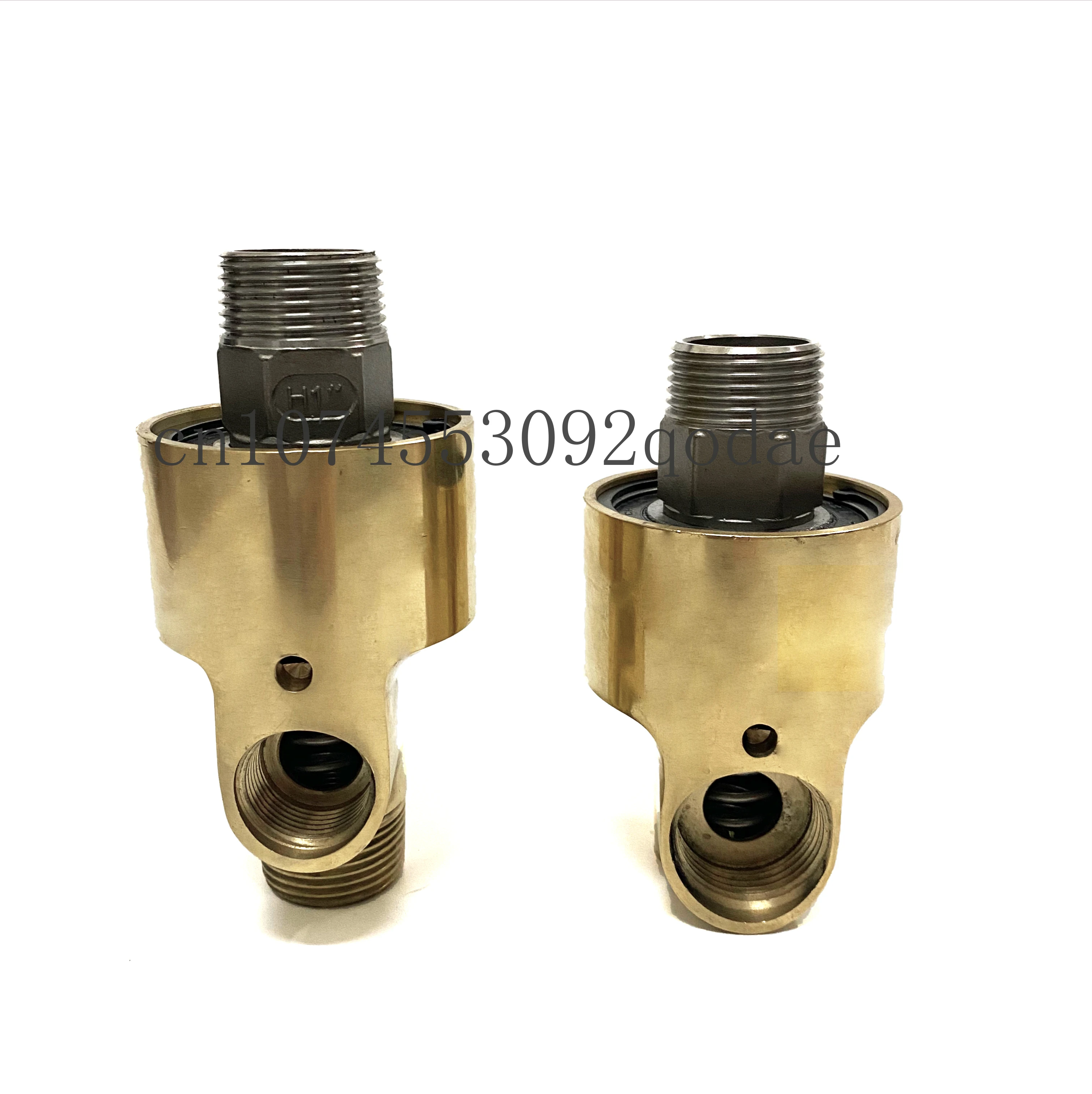 

HS-G25-10/HS-G32-15/HS-G40-20 Brass swivel H type rotary joint HS double channel hydraulic swivel joint