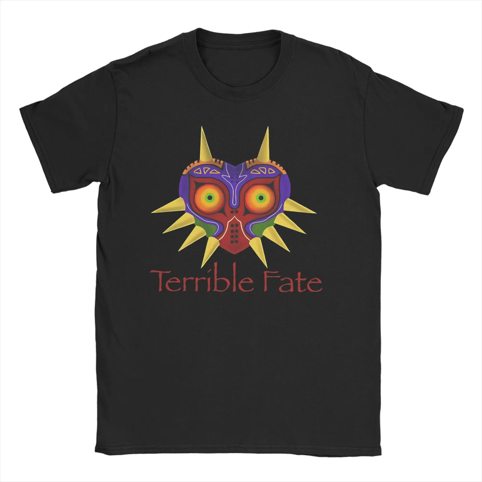 Футболка Terrible Fate Majoras Zeldas Legend для мужчин и женщин, новинка, 100% хлопок, футболки с круглым вырезом и короткими рукавами, топы для взрослых